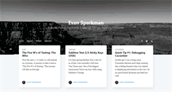Desktop Screenshot of evansparkman.com
